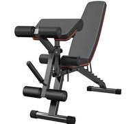 Weights Bench Dumbbell Bench Strength Training Exercise Bench Adjustable/Foldable Multi-Purpose Stool For Home Gym, Unisex Adult Weightlifting Bed With Leg Development Device, Stainless Stee