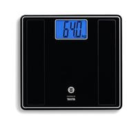 WeightWatchers by Tanita HD-382WW Digital Bathroom Scales for Body Weight | Ultra Slim Black Glass Weighing Scale with XL Backlit Display | 150 kg Capacity | Precision Smart Scale