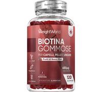 WeightWorld Biotin Gummies for Hair 120 Gummies