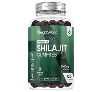 WeightWorld Himalayan Shilajit Gummies | 120 Gummies | 2 Months Supply | 5000mg (20:1 Extract) | Vegan Shilajit for Women & Men | with 20mg Potassium & 375mcg Vitamin A | Gluten-Free & Non-GMO