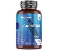 WeightWorld L-Carnitine Capsules 2000mg | 120 "Split & Pour Capsules | Vegan, Gluten-Free & Magnesium Stearate-Free | No Unnecessary Additives | L-Carnitine Supplements for Men & Women | Made in EU