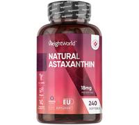 Astaxanthin - 240 Softgels - 18mg high strength - for balanced lifestyle - Vegan