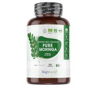 WeightWorld Organic Moringa Capsules | 1650mg | 180 Vegan Capsules | 2 Months Supply | Soil Association Certified | Bio-Organic Pure Moringa Powder Supplement | Gluten-Free, Non-GMO & GMP-Approved