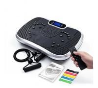 Vibration Plate - Exercise Machine for Full Body Workout with Resistance Bands, Bluetooth, 6 Modes + 99 Intensity Levels - 2 Year Warranty