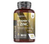 WeightWorld Vitamin C & Zinc 180 Tablets