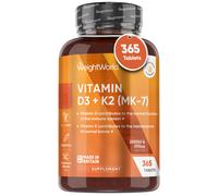 Vitamin D3 K2 - 365 Tablets - Immune & metabolism support - Bone & joint health