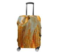 WEIHAKO Luggage Cover Elastic Anti-Scratch Suitcase Protector Washable Luggage Sleeve Golden Corn Cobs Suitcase Cover Protector Fit 65-95 CM Suitcases Travel Accessories XL