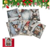 Weihnachtliche Grußkarten | 20 verschiedene Weihnachtspostkarten | Hübsche Weihnachtskarten | für Erwachsene, Jugendliche, Büro, Kollegen, Freunde, Einladungen, Feiern, Neujahr, Geschenkeaustausch