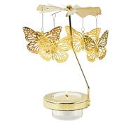 Weihnachtliches Kerzenkarussell | 1* Pcs Duftkerzen Deko Mit Dreheffekt |12,8 X 6 CmElegante Tischdekoration Für Zuhause, Büro Und Schlafzimmer, Meditation, Wellness, Feste Geburtstage, Schönes Gesche