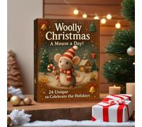 Weihnachts Countdown Kalender Als Spielzeug - 2D Acryl Winterliche Urlaubsdekoration,Weihnachts Countdown Dekoration Mit 24 Ornamenten,Für Baumzweige Fensterbänke Wand Tür Und