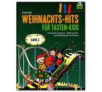 Weihnachts-Hits für Tasten-Kids, Band 2: 22 beliebte Advents-, Weihnachts- und Winterlieder für Klavier - inkl. Zugangscode zum Audio-Angebot
