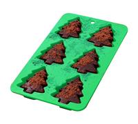 Weihnachtsbaumform 6 Mulden - 25cm Silikon Backform | Kuchenform Weihnachten - 123g Lebensmittelechte Antihaft Silikonform Für Schokolade Kuchen Eiswürfel Mousse Und Kreative Desserts