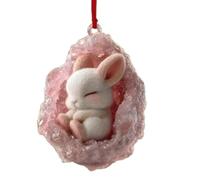 Weihnachtsbaumschmuck | 10 cm Tierfiguren Mit Aufhängeloch Christbaumschmuck,Acryl 2D Flachanhänger Figur für Liebende Partygeschenk | Fenster Deko Zuhause Festliche Familienfeier