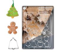 Weihnachtswunder® 20-Piece Cookie Cutters Set for Christmas and Christmas Baking - Cookie Cutters & Cookie Cutters