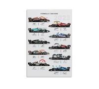 WEIJUNMAOYI 2023 Car Racing Wall Art Canvas Poster - Room Decorative Aesthetic Print Decor 12x18inch(30x45cm) Unframe-style