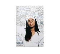 WEIJUNMAOYI Aaliyah Poster Art Poster Poster Wall Art Canvas Posters Room Decorative Aesthetic Poster Print Decor Posters 12x18inch(30x45cm) Unframe-style