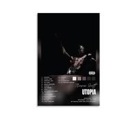 WEIJUNMAOYI Album Poster Travis Scott UtopiaPoster Wall Art Canvas Posters Poster Wall Art Canvas Posters Room Decorative Aesthetic Poster Print Decor Posters 16x24inch(40x60cm) Unframe-style