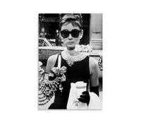 WEIJUNMAOYI Audrey Hepburn Lipstick Wall Fashion Poster Art Canvas Posters Room Decorative Aesthetic Poster Print Decor 20x30inch(50x75cm) Unframe-style