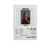 WEIJUNMAOYI Frank Ocean Album Cover Canvas Art - Blonde Poster, 16x24inch (40x60cm), Unframed