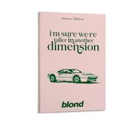 WEIJUNMAOYI Frank Ocean Blonde Album Musci Music Posters Canvas Wall Art 16x24inch(40x60cm) Frame-style