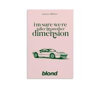 WEIJUNMAOYI Frank Ocean Blonde Album Music Poster - Wall Art Canvas Print for Room Decor - Aesthetic Wall Decoration 12x18inch(30x45cm) Unframed
