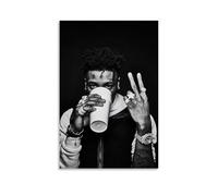 WEIJUNMAOYI NBA YoungBoy Rapper Poster Poster Wall Art Canvas Posters Room Decorative Aesthetic Poster Print Decor Posters 12x18inch(30x45cm) Unframe-style