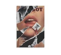 WEIJUNMAOYI Playgirl Print - Magazine Wall Decor Fashion Poster Poster Wall Art Canvas Posters Room Decorative Aesthetic Poster Print Decor Posters 08x12inch(20x30cm) Unframe-style