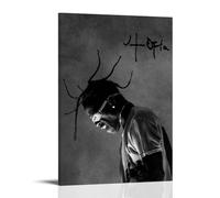 WEIJUNMAOYI Travis Scott Art American Rap Wall Art Canvas Room Decorative Aesthetic Print Decor 08x12inch(20x30cm) Frame-style