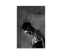 WEIJUNMAOYI Travis Scott Art Canvas Poster - American Rap Wall Art for Room Decor - Aesthetic Print 12x18inch(30x45cm) Unframe-style