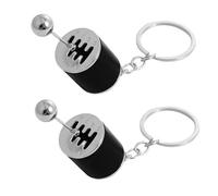 WEIKANG 2 Pcs Car Keyring,Car Accessories for Men,Car Shifter Keyring,Auto Gear Shifter Keychain,Keychain Accessories,Creative Keychain for Marking Car Keys Storefront Keys Home Door Keys