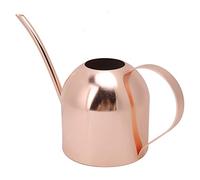 Weikeya Watering Can, Stainless Steel Made 26.5cm 1000ml/35.27oz Spout Watering Kettle for Green Plant Indoor Watering Small Water Gardening Tools(Copper),Other watering and irrigation supplies