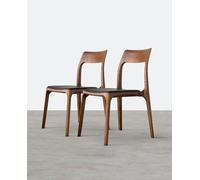 Weilai Concept A Set Of 2 Hans CH3 Dining Chairs, Dark Oak, Light Oak - Dark Oak - A set of 4 Chairs