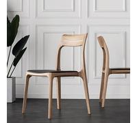 Weilai Concept A Set Of 2 Hans CH3 Dining Chairs, Dark Oak, Light Oak - Light Oak - A set of 2 Chairs