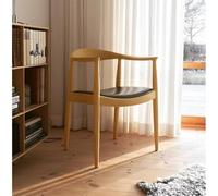 Weilai Concept A Set of Classic Kennedy Style Dining Chairs, Oak - Dark Oak - A Set of 2 Chairs