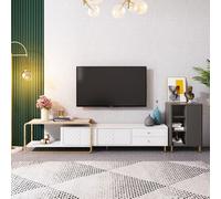 Weilai Concept Adelaide TV Stand, White - NO Sideboard