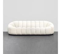 Weilai Concept Arsav Pumpkin Three Seater Sofa, Boucle - Two Seater 160cm - White