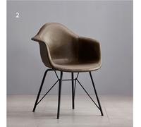 Weilai Concept Bobby Dining Chair, Distressed Leather - Real Leather - Khaki