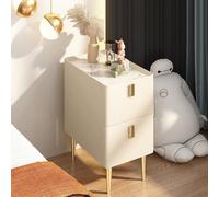 Weilai Concept Corona Bedside Table - Beige - 30cm