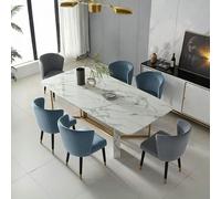 Weilai Concept FenX Dining Table, Dining Table, Sintered Stone And Gold - 160 x 90cm