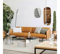 Weilai Concept H81 Hamilton Two Seater / Three Seater Sofa, Italian Genuine Leather - Oil Wax Leather - Two Seater 160cm