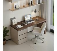 Weilai Concept Jamal Office Desk With Storage & Office Chair, Solid Wood - 160 x 60cm - Yes
