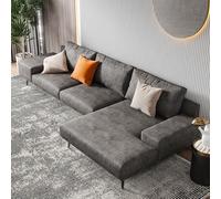 Weilai Concept Jarrod Three Seater, Four Seater, Five Seater Corner Sofa - Three Seater Corner 340cm - Grey