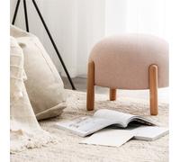 Weilai Concept K19 LADYBUG Kid Footstool - Linen - Pink