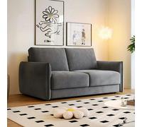 Weilai Concept Kaur Two Seater Sofa Bed, Pull Out Sleeper Sofa Bed, More Colours - Dark Grey - 208cm