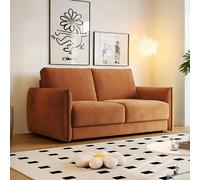 Weilai Concept Kaur Two Seater Sofa Bed, Pull Out Sleeper Sofa Bed, More Colours - Orange - 168cm