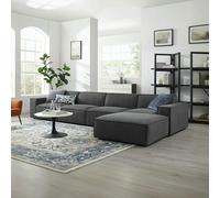 Weilai Concept Lynnbrook Two Seater, Three Seater, Four Sofa, Four Sofa Corner, Linen - 300cm - Dark Grey