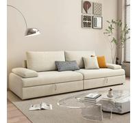 Weilai Concept Molly Three Seater Sofa Bed, More Colours - Beige - 370cm