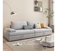 Weilai Concept Molly Three Seater Sofa Bed, More Colours - Light Grey - 310cm