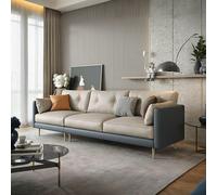 Weilai Concept Noel L311 Two Seater Sofa, Armchair, Leathaire - Grey - Two Seater 210cm