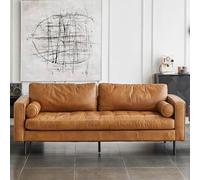 Weilai Concept Porto Three Seater Sofa, Real Leather - Two Seater 180cm